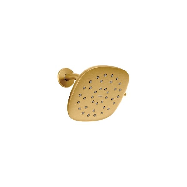 Moen Verso 8-Function 6in Diameter Eco-Performance Rainshower in Brushed Gold 220R5EPBG - main